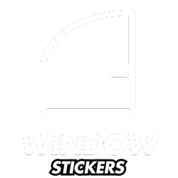 Custom window stickers highlighting vehicle features and promotions to capture customer attention.